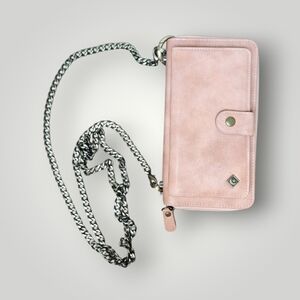 Pola Phone Case Wallet Case Me Pink 6" credit card ID slots money pocket wrist